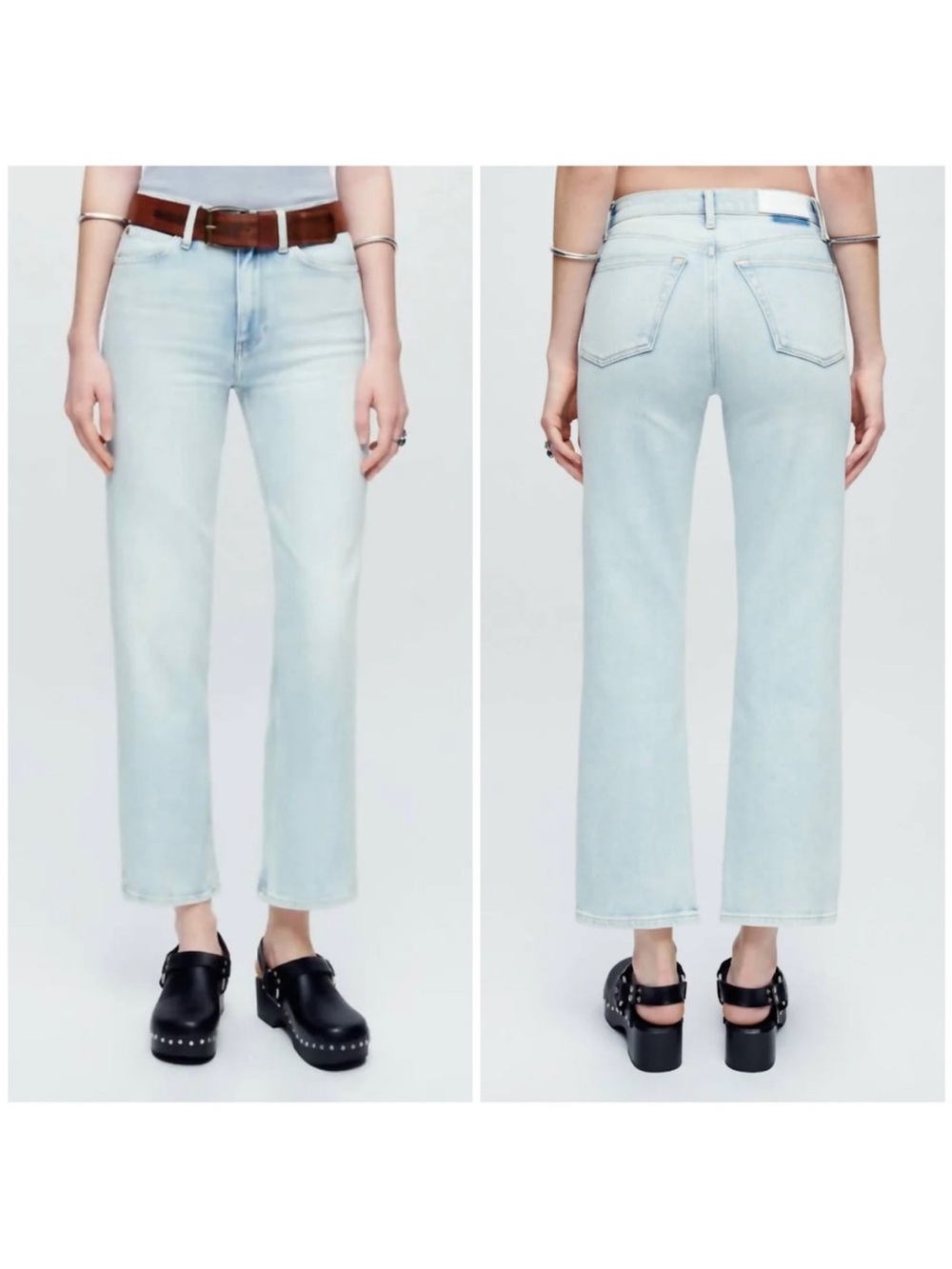 Re/Done 70s crop boot Jeans